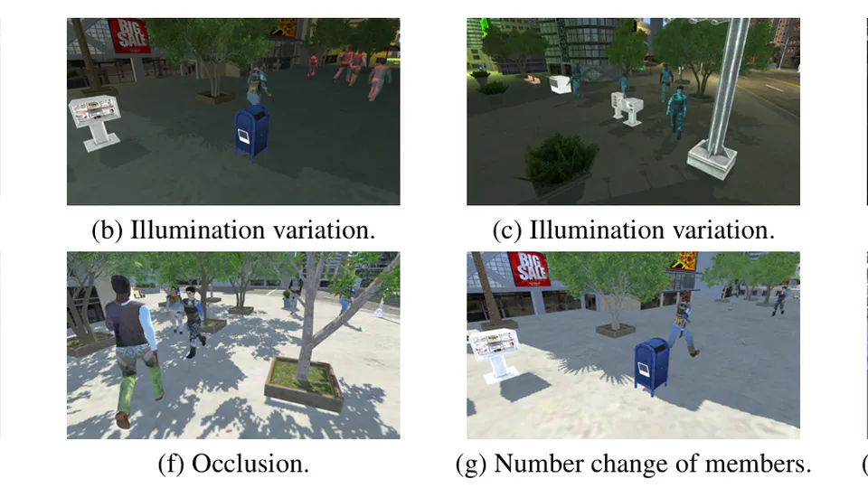 Modeling 3D layout for group re-identification